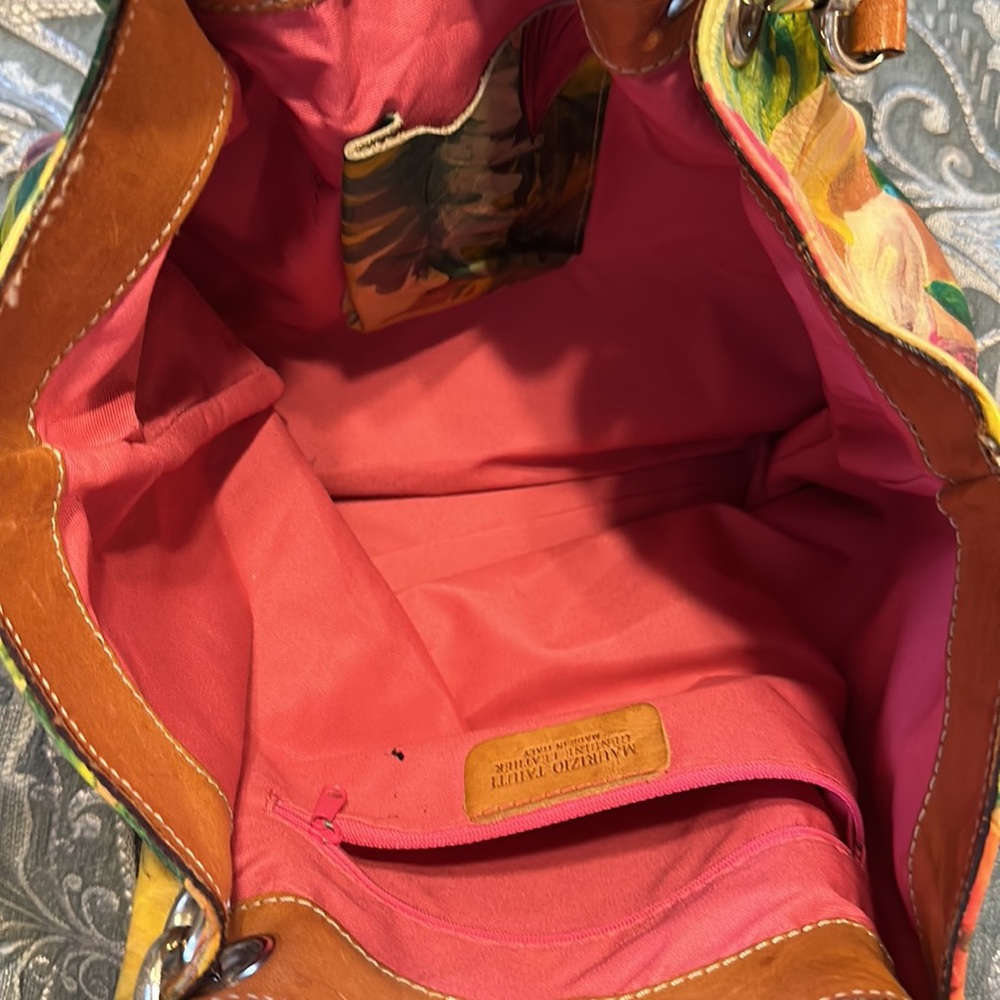 Mauricio tiauti leather flower purse - Picture 3 of 4